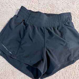 Lululemon Women’s Hotty Hot Black Athletic Shorts